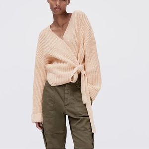 Sweaters | Zara Tied Wrap Cardigan Medium Nwt | Poshmark